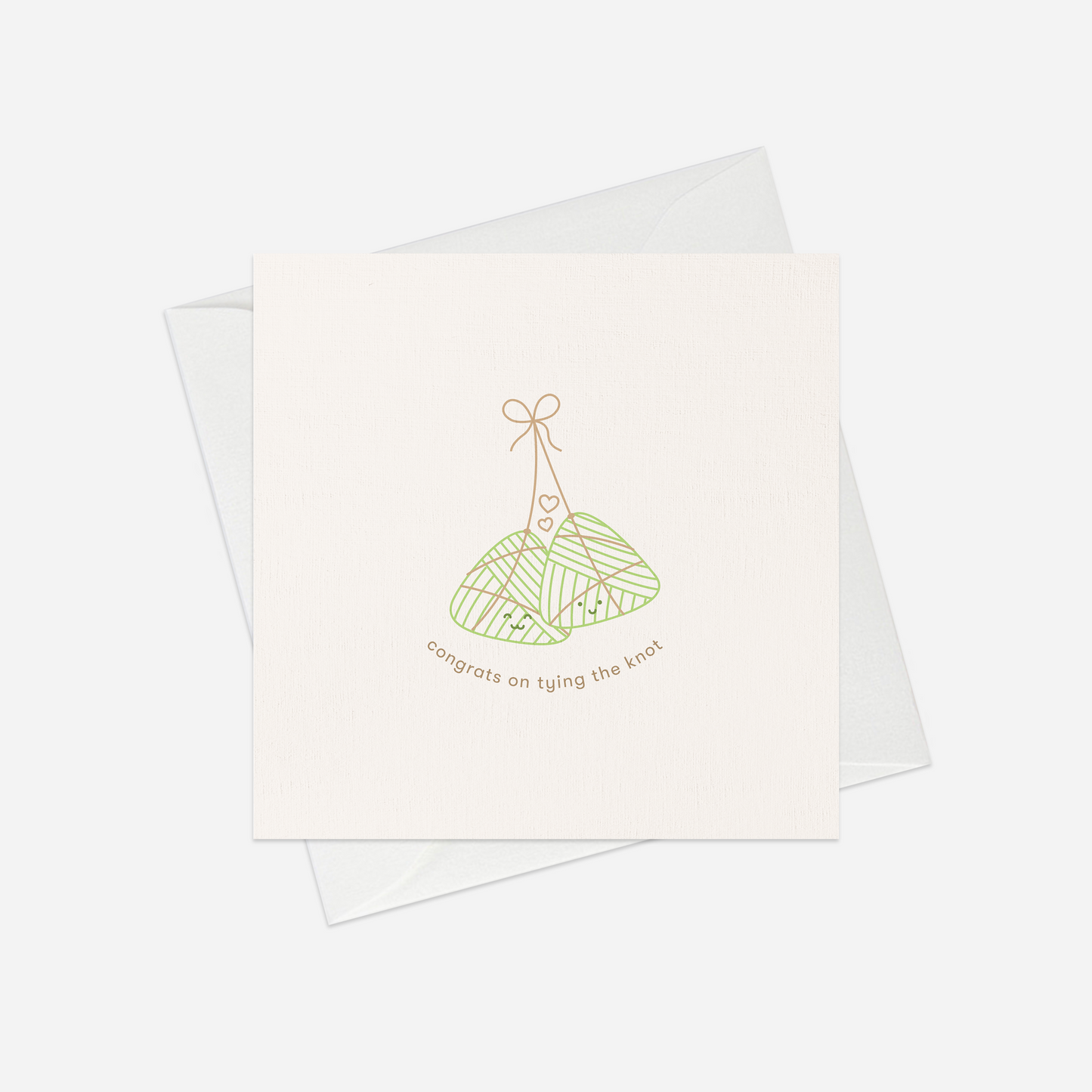 Tying the knot postcard