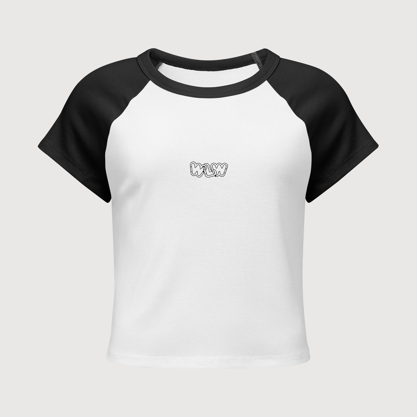 WLW raglan cropped tee