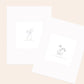 Minimalist coloring sheets: Houseplants